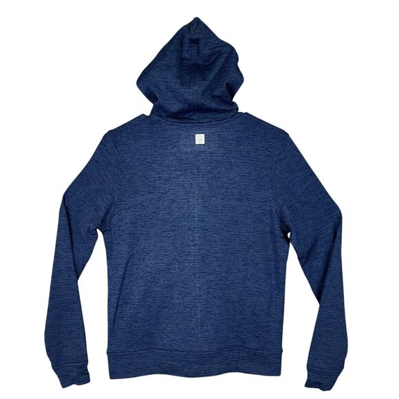 Peter Millar S Maven Full Zip Hoodie Womens Performance Sweatshirt Navy Blue NEW - Picture 3 of 14